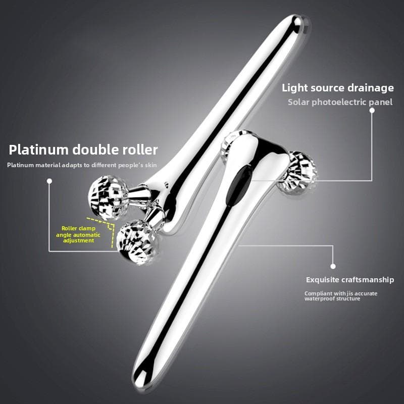 Household 3D Roller Micro-current Facial Beauty Instrument, Full Body Massager To Lift Facial Skin V Face Artifact cloth bag