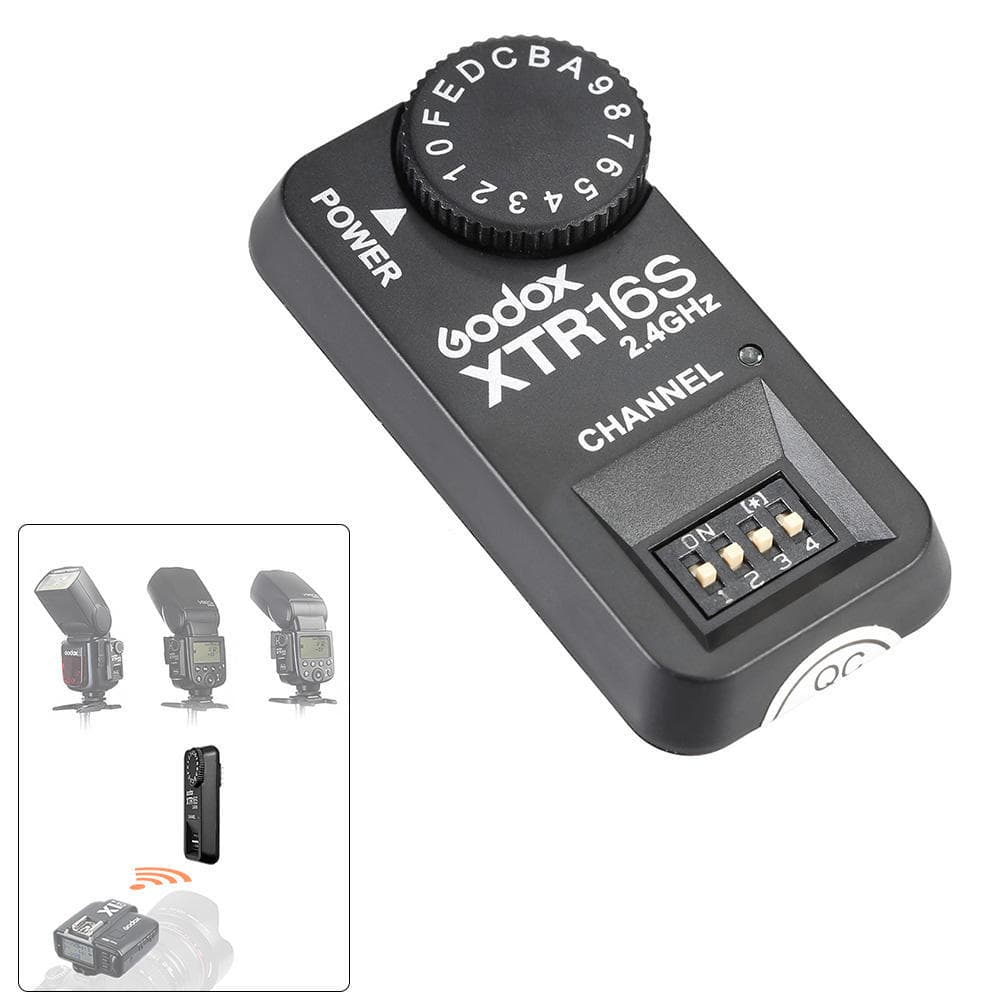 Godox XTR-16S 2.4G Wireless X-system Remote Control Flash Receiver for VING V860 V850