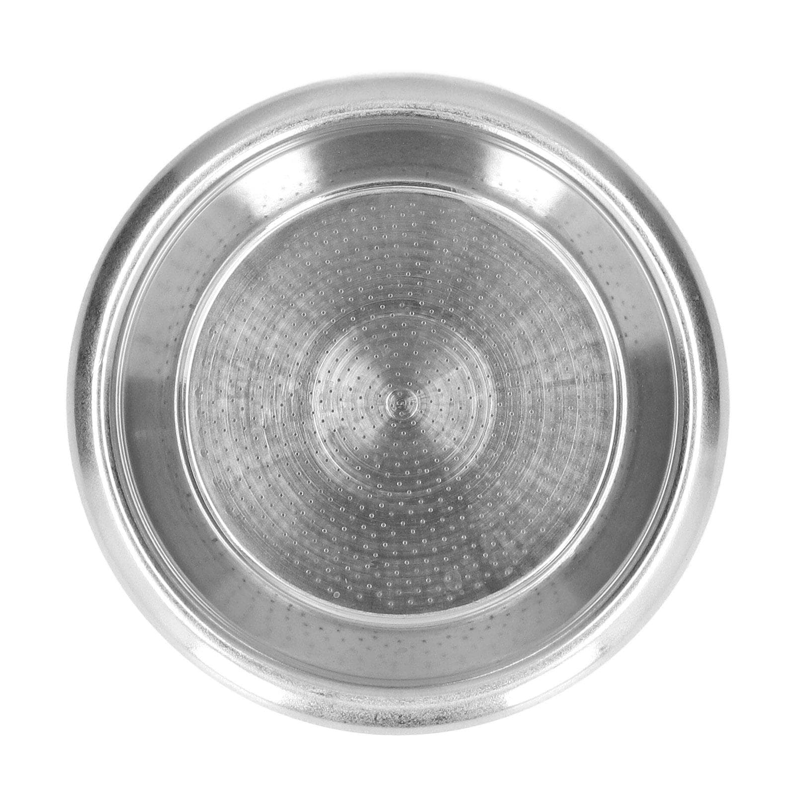 58mm 2 Cups Coffee Filter Basket Bowl Stainless Steel Portafilter Container for Semi Automatic L(for 6.5-9kg)