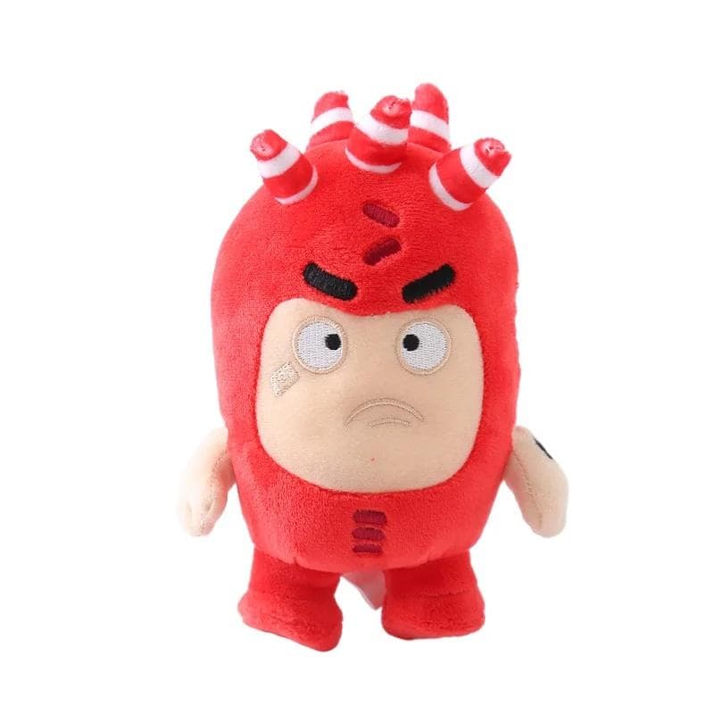 Oddbods Plush Toy Funny Plush toys Cartoon Anime Doll Holiday Gift 18cm red