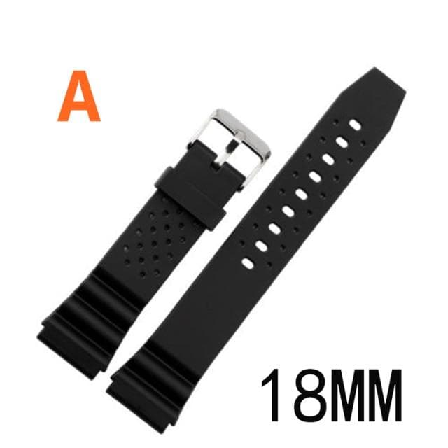 For Casio Watches Watchband Silicone Rubber Bands EF Replace Electronic Wristwatch Band Sports Watch Straps 16mm 18mm 20mm 22mm