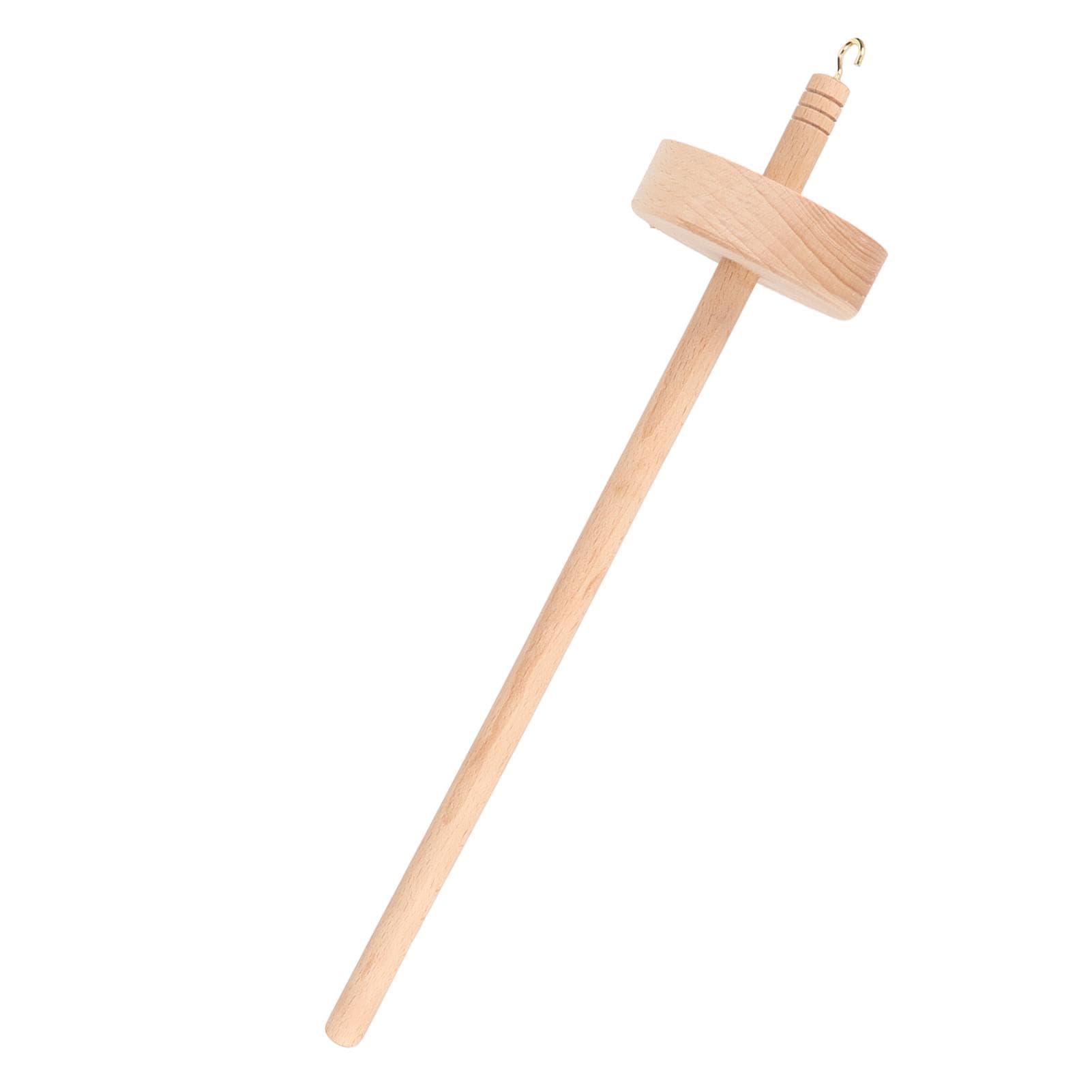 Yarn Making Spindle Fade Resistant Comfortable Hand Feel DIY Wooden Yarn Spinner Drop Spindle