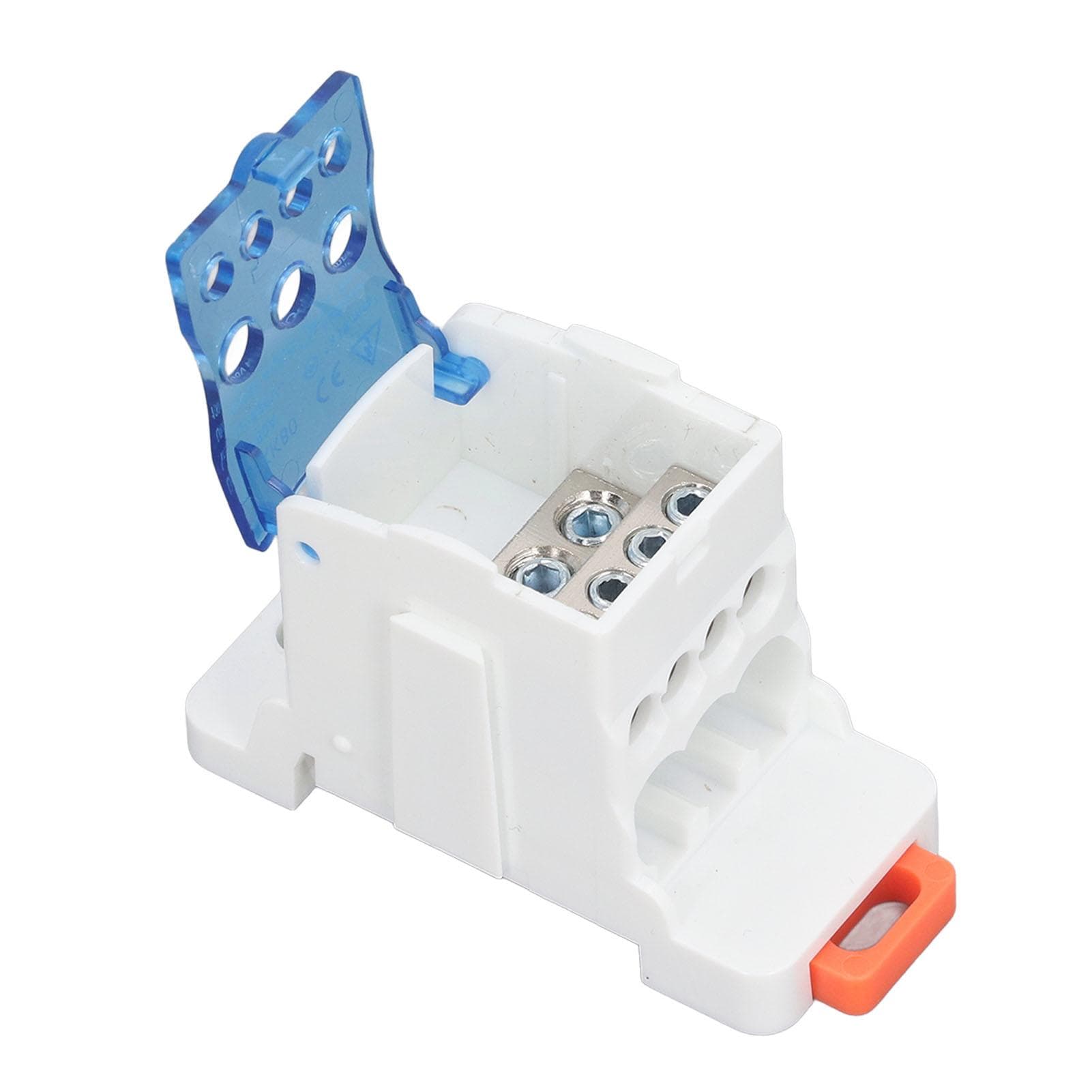 UKK80A Terminal Block Power Junction Box DIN Rail Mount Universal Electric Wire Splitter