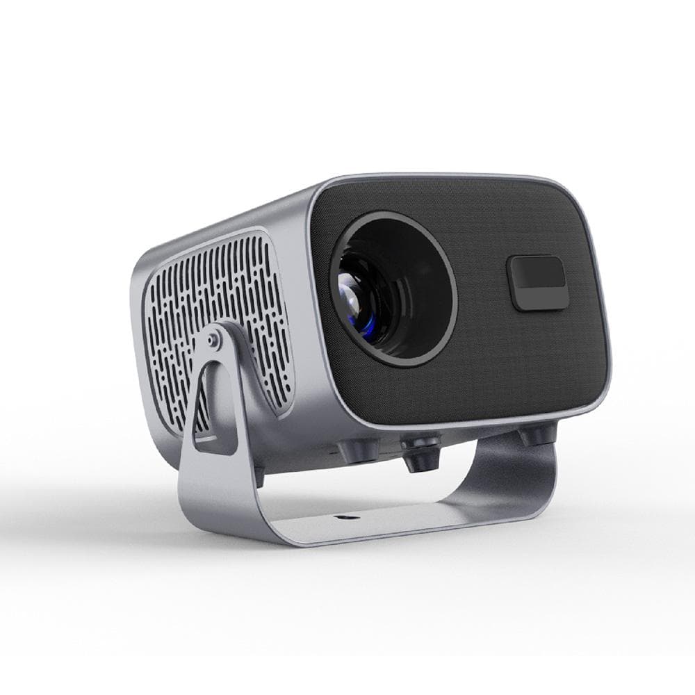 Smart Projector Portable Small Android 11 Projector with 5G2.4G Dual WiFi BT 1080P 8000L 4K US Plug black