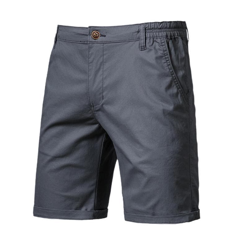 Usegiraffe Summer Men's Shorts Casual Pants Men's Bottoms Comfortable Cotton High Quality Men's Pants Simple Business Fashion Slim 30 dark grey