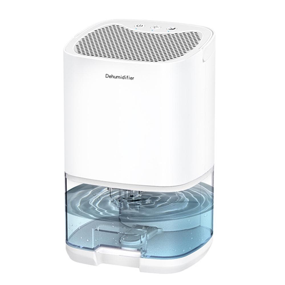 Dehumidifier for Home 34 OZ Water Tank Portable Small Dehumidifiers for Bedroom Bathroom Basement EU Plug white