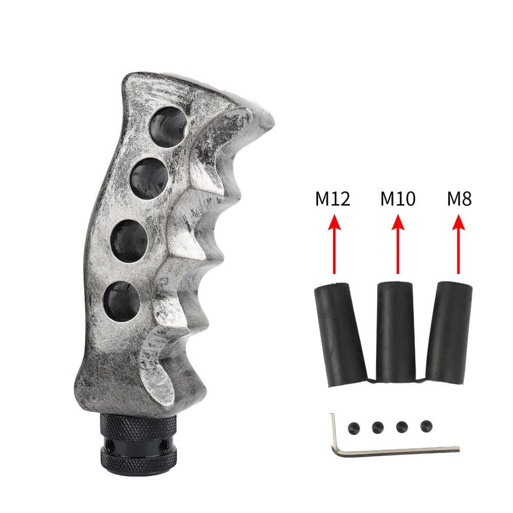 Gear Knob Universal Manual Transmission Car Grip Knife Handle Shifter Knob with 81012mm adapters multicolour