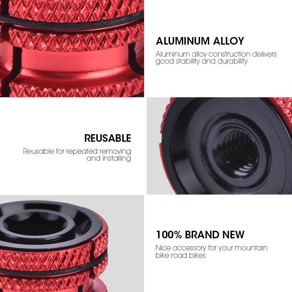 Aluminum Alloy Bike Bicycle Headset Expanding Plug for 28.6mm Carbon Fork Parts(Red)