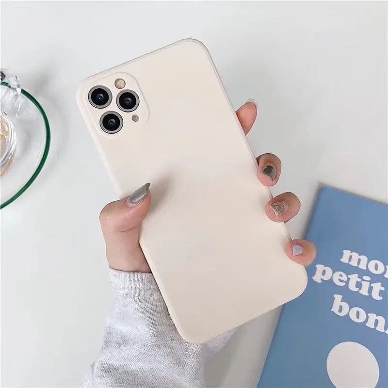 Applicable To Apple 16 Straight Edge Phone Case IPhone14 Liquid 16Pro Silicone Pro Max/12 Protective Case 15 Apple 16plus