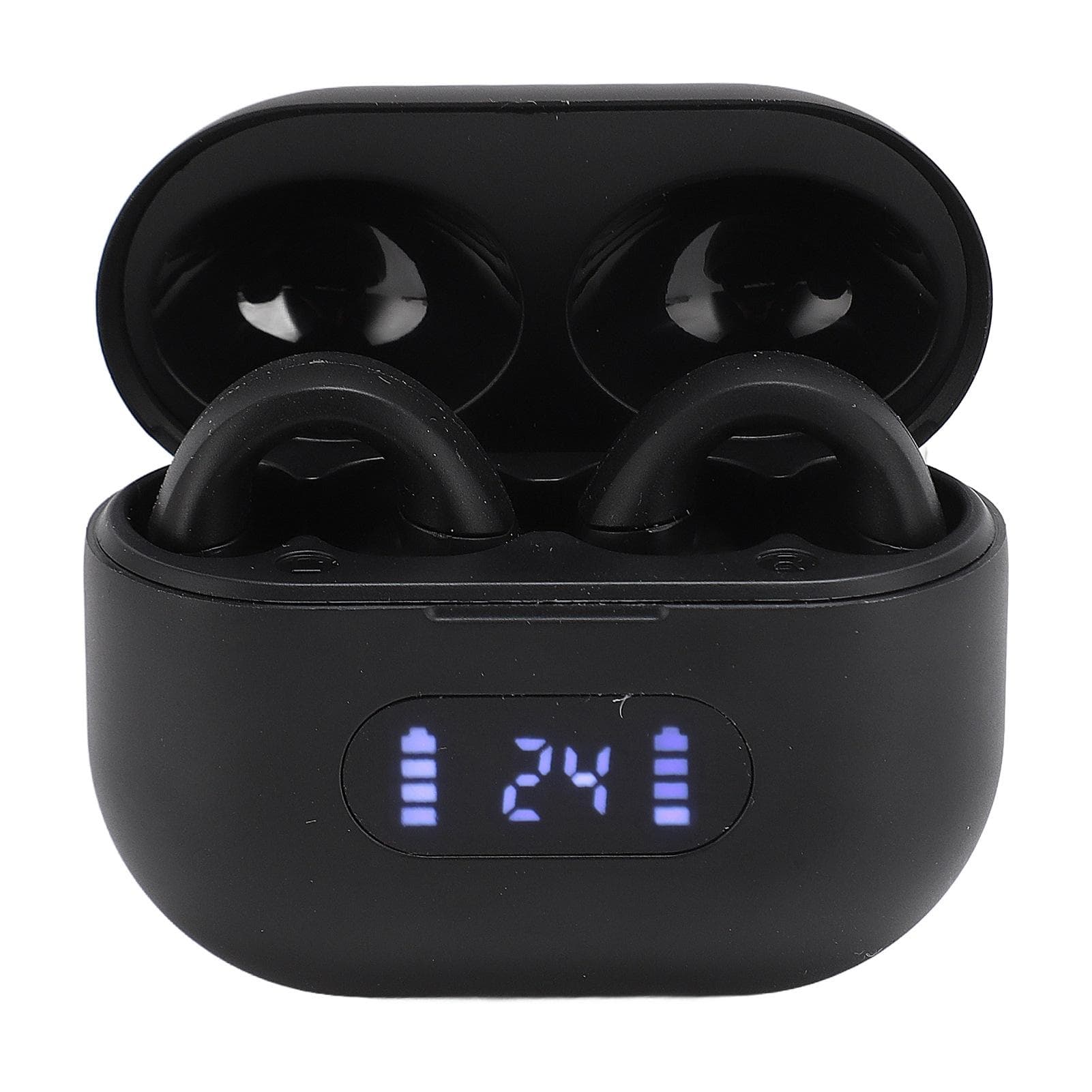 Ear Clip Bluetooth Headphones Open Ear Low Latency Noise Reduction Clip On Wireless Earphones with