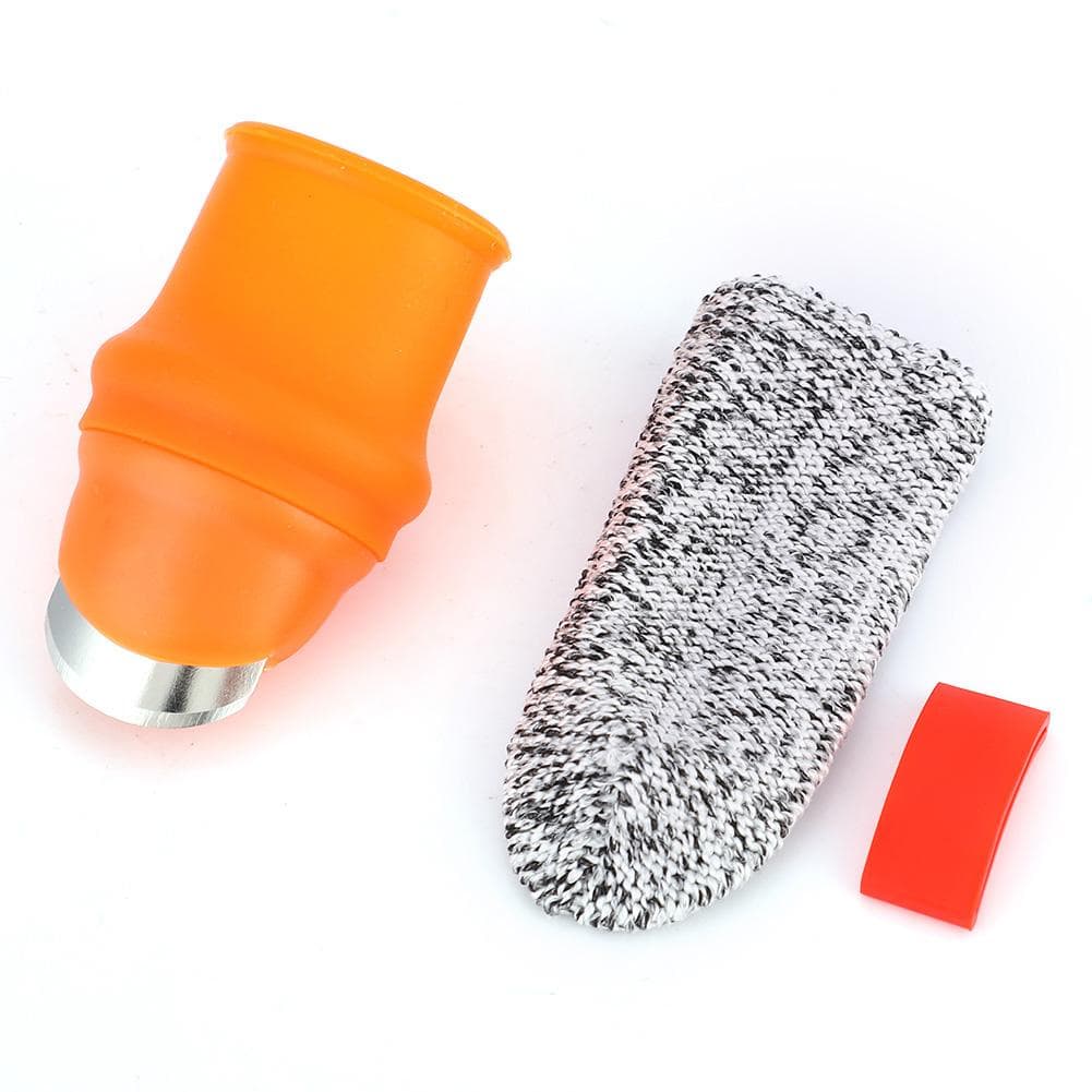 Thumb Cutter Separator Finger Picking Tool for Garden Vegetable Fruit Harvesting(Maleshort With