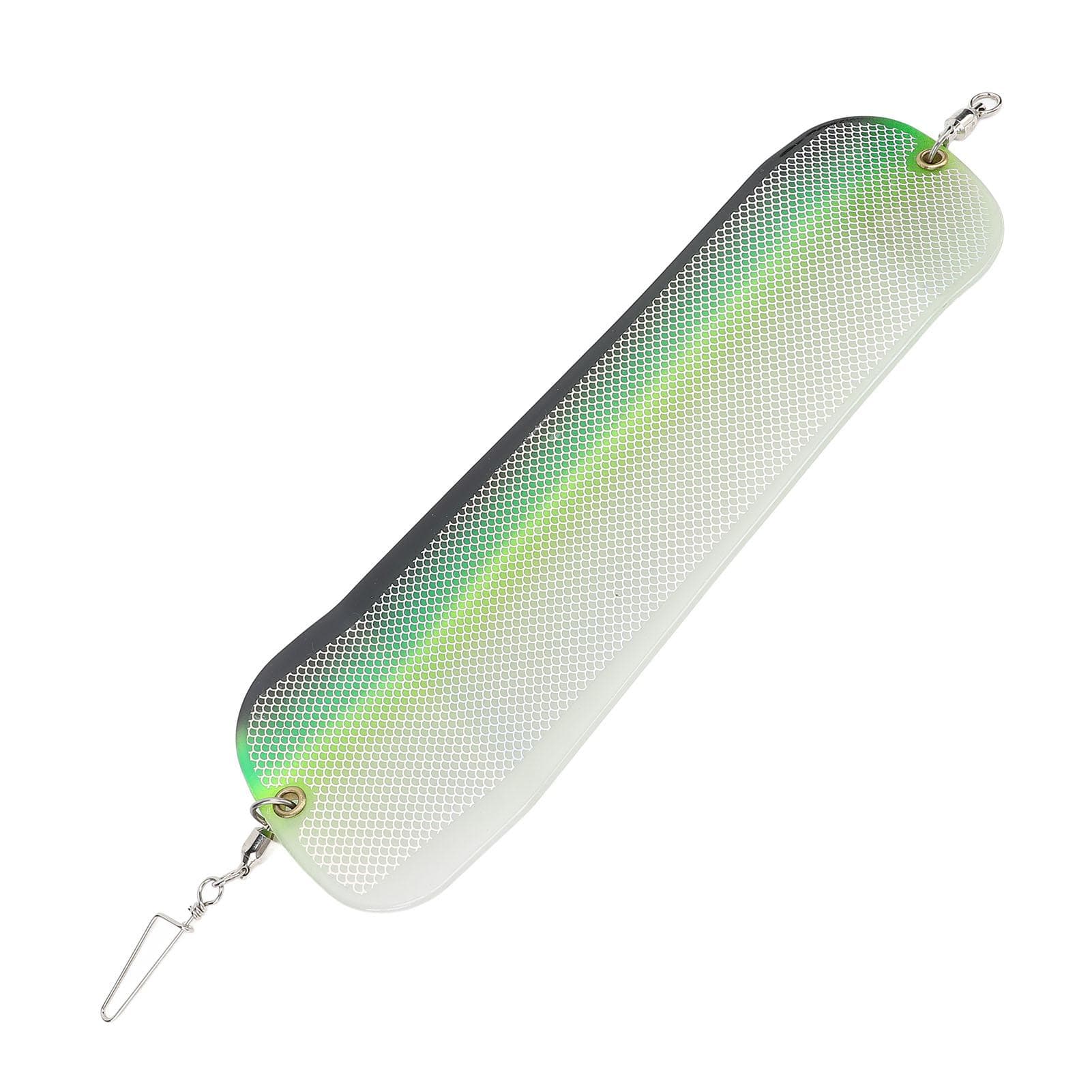 Fishing Flasher ABS Underwater Double Sided Luminous Swivel Diving Board Flasher for Sea Fishing