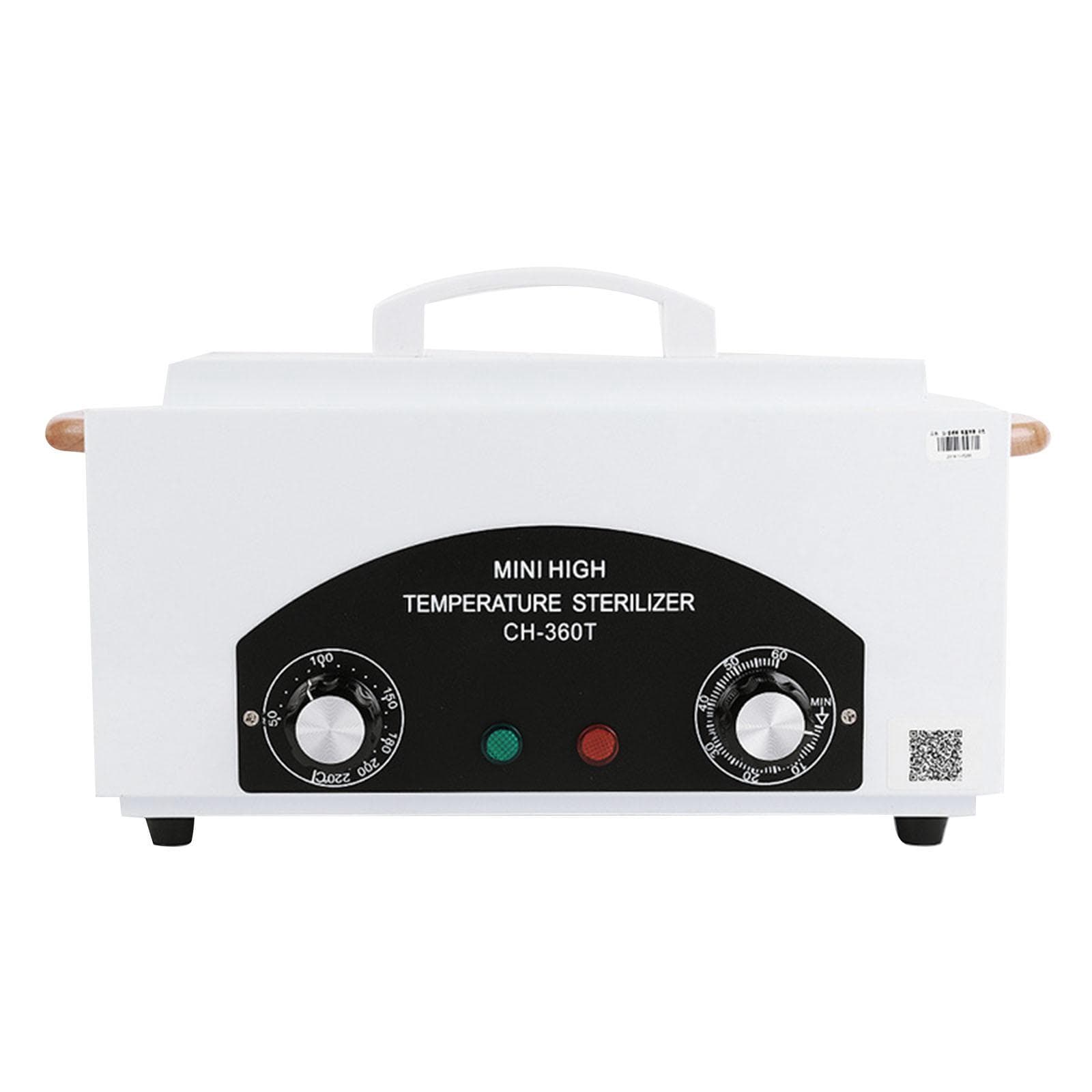 High Temperature Sterilizing Box for Metal Tools Cleaning Box Barber Hair Beauty Manicure Pedicure EU Plug white