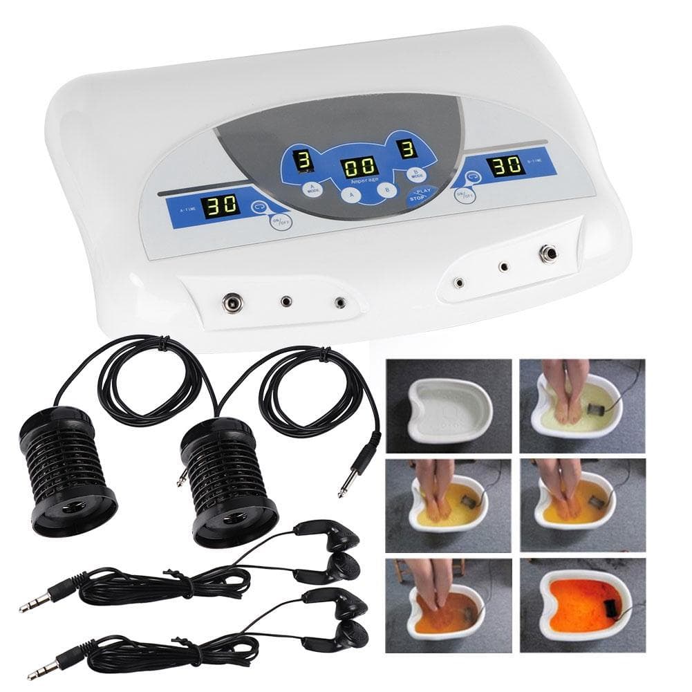 Body Detox Machine Ion Array Music Footbath Spa Cleanse Ionic Machine for Two People EU Plug 220V