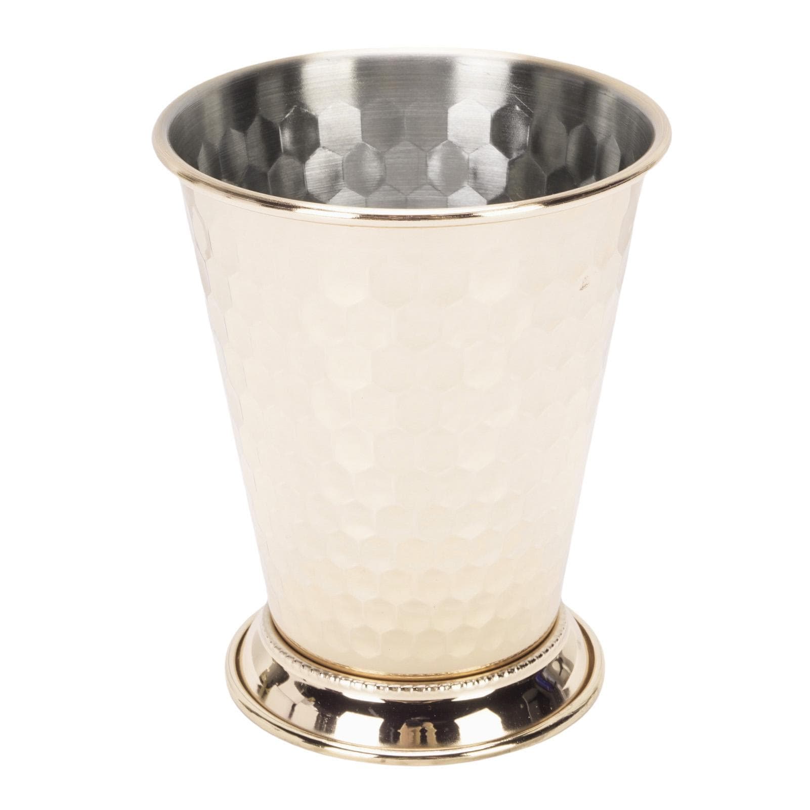 Mint Julep Cup for Cocktail 304 Stainless Steel 400ml Metal Drinking Cup for Horse Racing Party Bar L(for 6.5-9kg)