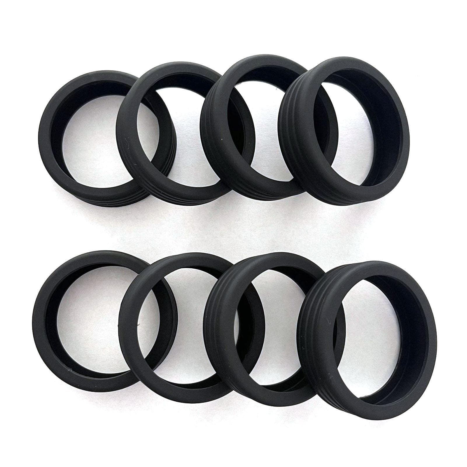 8Pcs Luggage Wheel Covers Carry On Suitcase Caster Wheels Protector Silicone Case Silent Noise