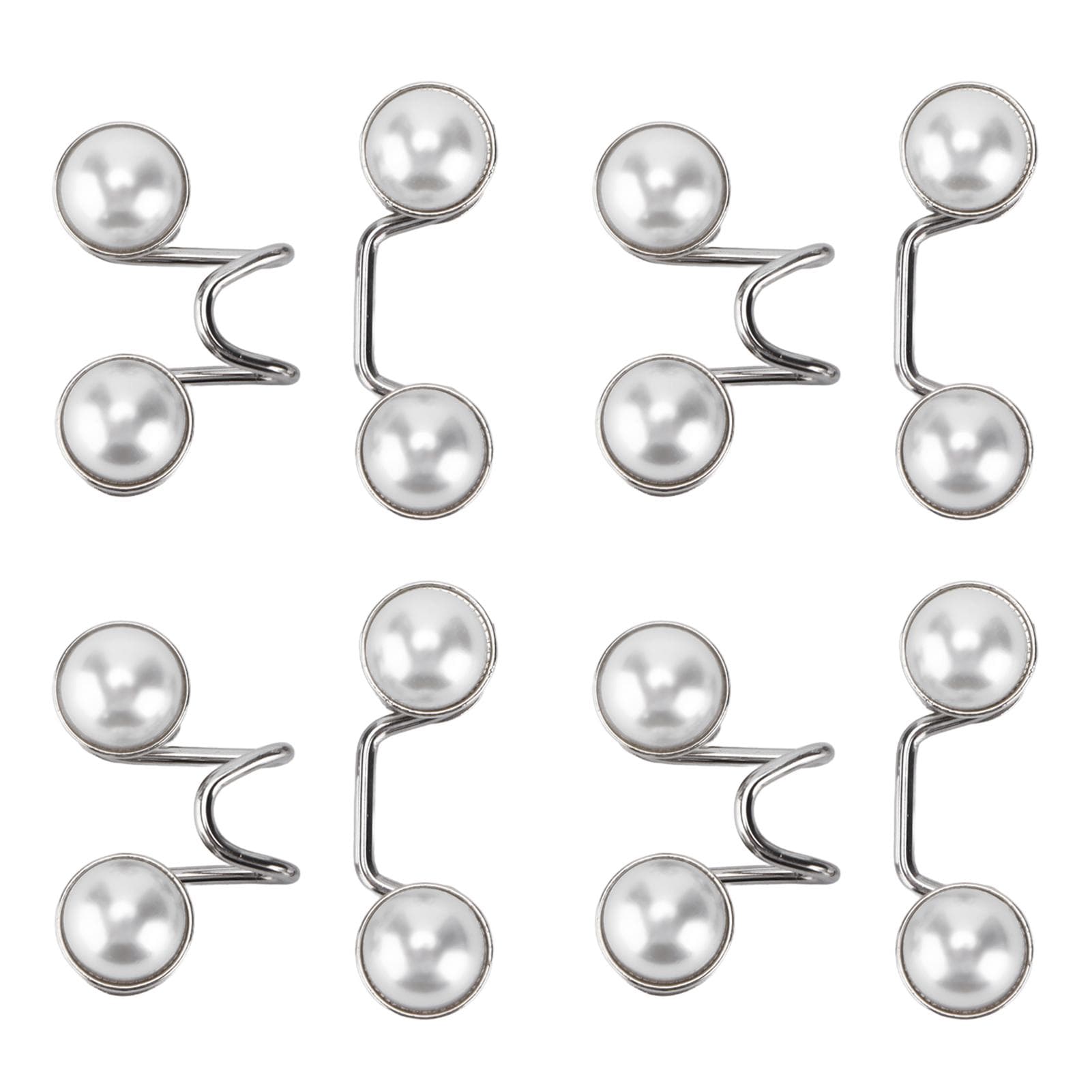 16Pcs Button Pins Reusable Sturdy Durable Detachable Card Slot Design Convenient Jean ButtonSmall