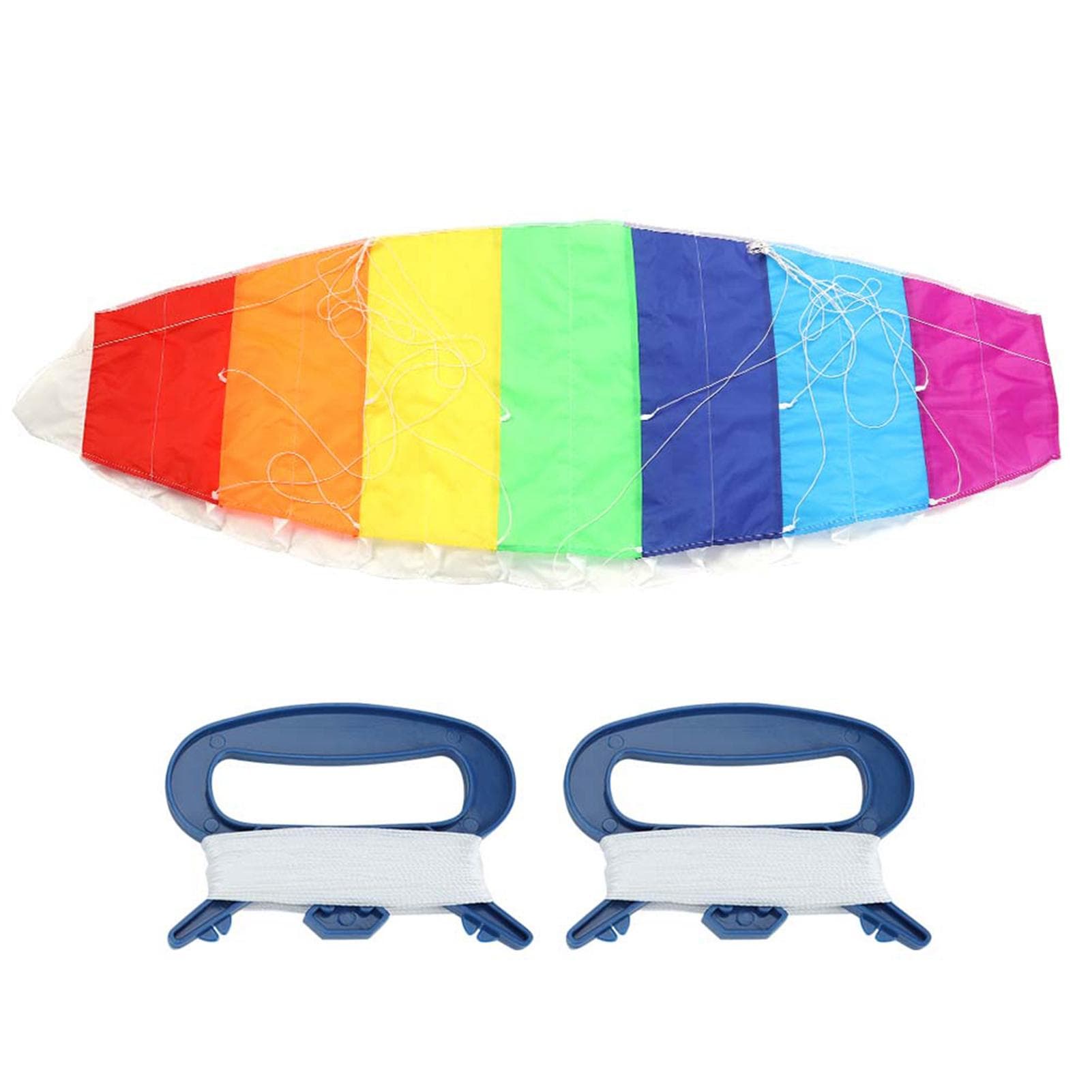 1.4m/2m/2.7m Colored Dual Line Stunt Power Sport Kite Outdoor Seaside Beach Toy