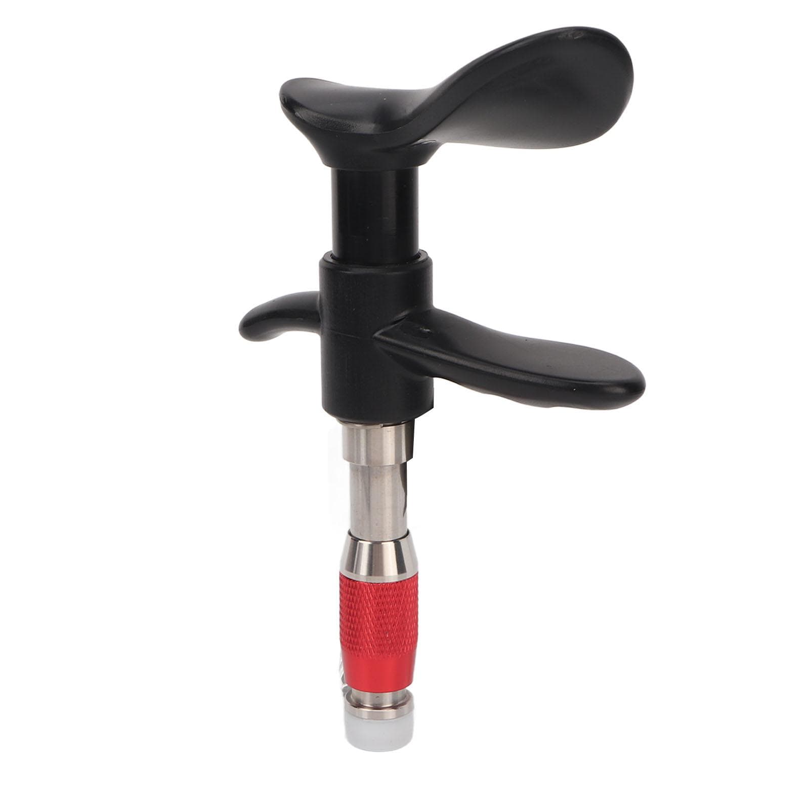 Manual Chiropractic Adjuster 10 Gear Single Head Stainless Steel Joint Relief Spine Therapy Tool red