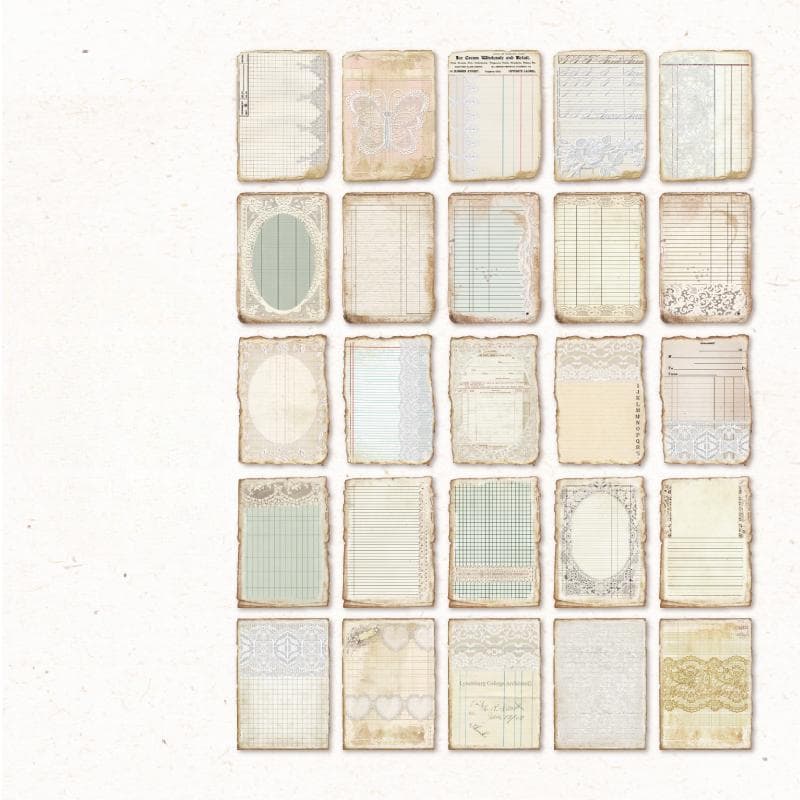 50pcs Vintage Decor Scrapbooking Materials Paper Combo Kit DIY Junk Journal Collage Photo Album Retro Background paper