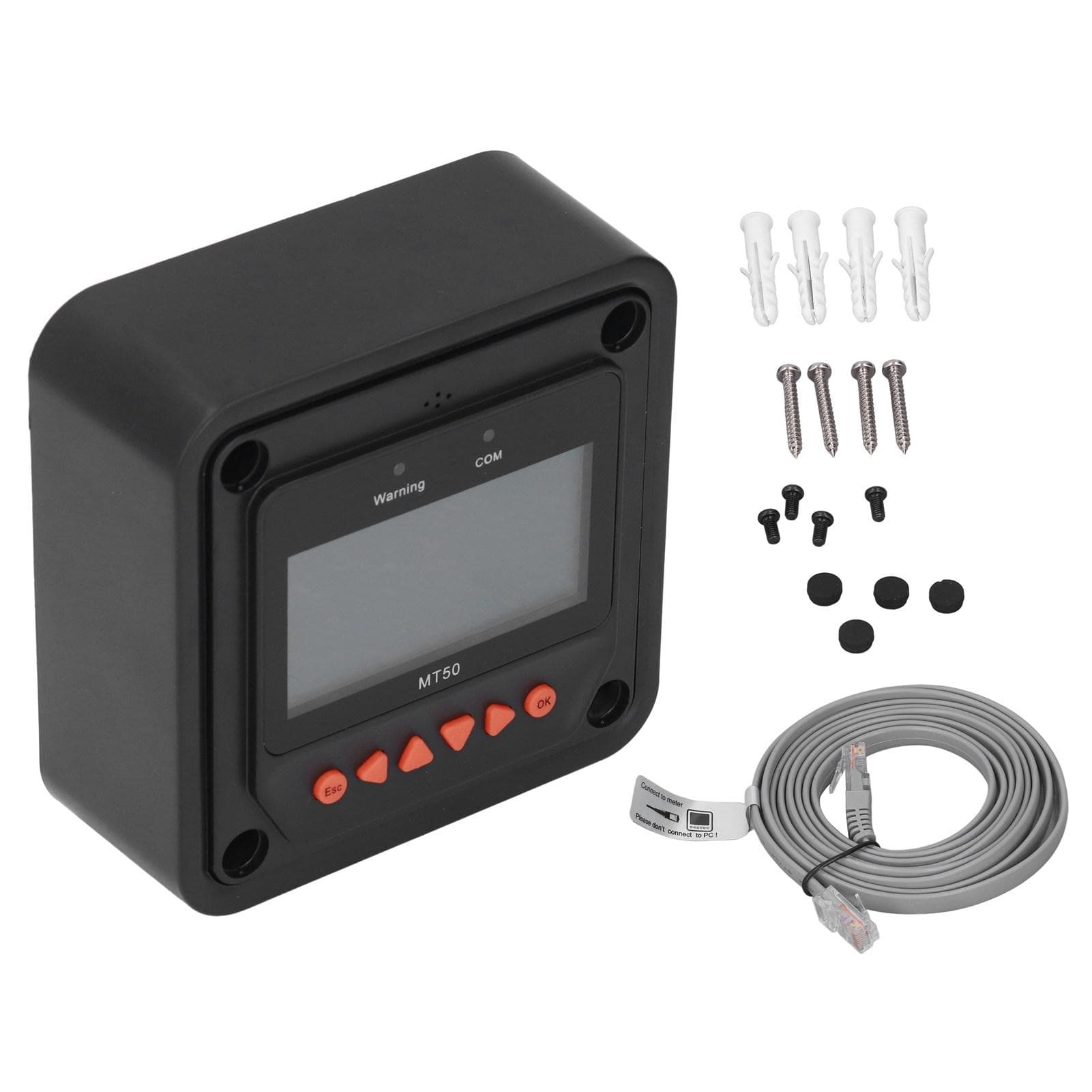 MT50 Remote Meter LCD Screen Display Solar Controller Remote Meter for TRACER A BN Landstar