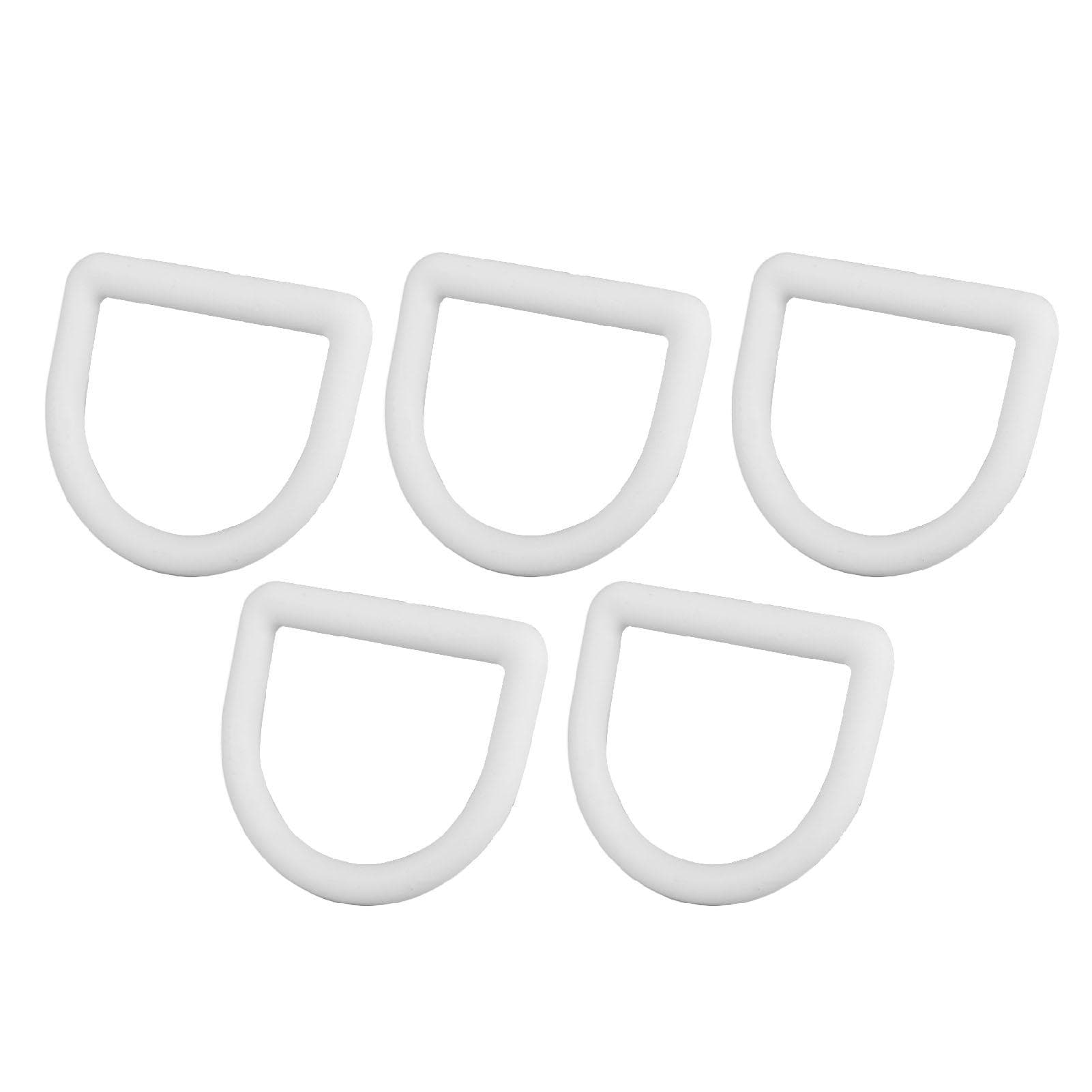5 Pcs D Ring Tie Down Anchor Plastic Buckle Strap Portable Heavy Duty Tie Down Hook for Surfing