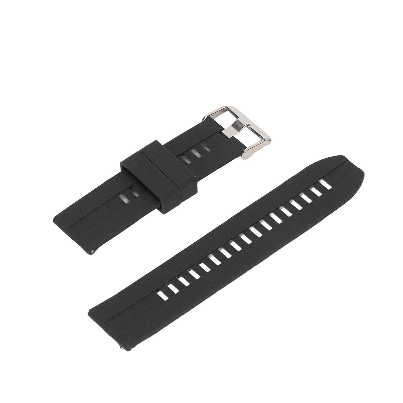 Watch Band Strap 22mm Universal Quick Release Silicone Accessory for Realme Watch 2Blue black