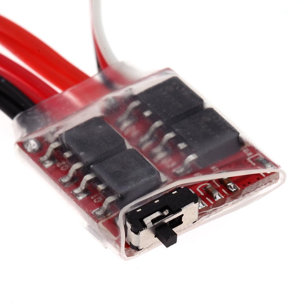 RC ESC 20A Brush Motor Speed Controller w/ Switchable Brake for RC Car Tank