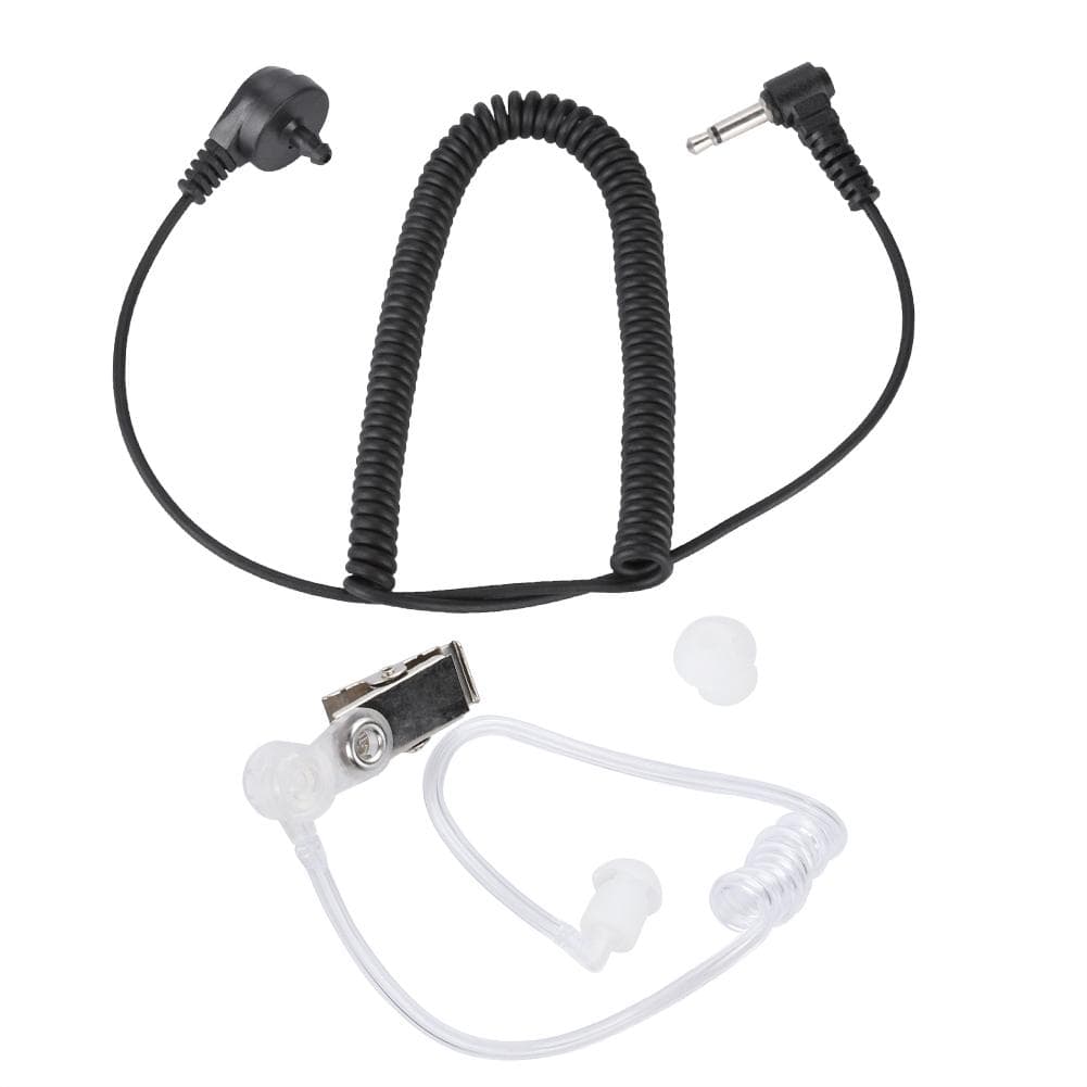 3.5mm Walkie talkie Earphones Curve Single Ear Air Duct Headphones for Speaker Microphone
