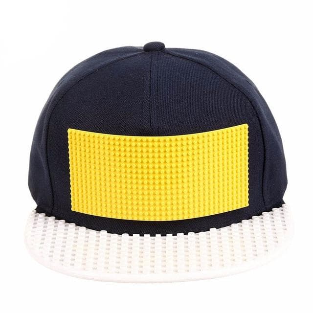 Men Customize Diy Baseball Hat Legos Cap Blocks Bricks Trucker Snapback Hat For Women Detachable 50-54cm