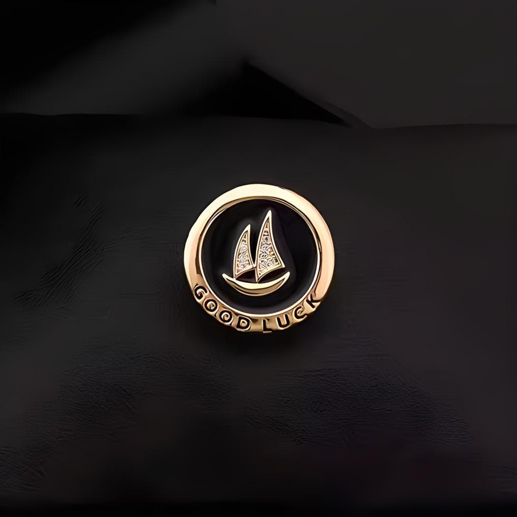 Smooth Sailing Men'S Brooch High-End Suit Corsage Business Collar Pin Navy Style Badge Personalized Brooch With Accessories