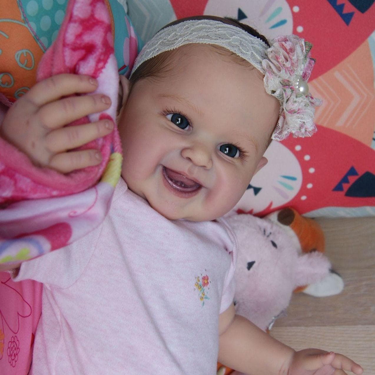 BZDOLL 55cm 3D-Paint Skin with Vascular Vein Silicone Baby Reborn Doll Lifelike Toddler Play House Bedtime Toy For Girl Birthday Gift 55cm 3D-paint Skin Doll