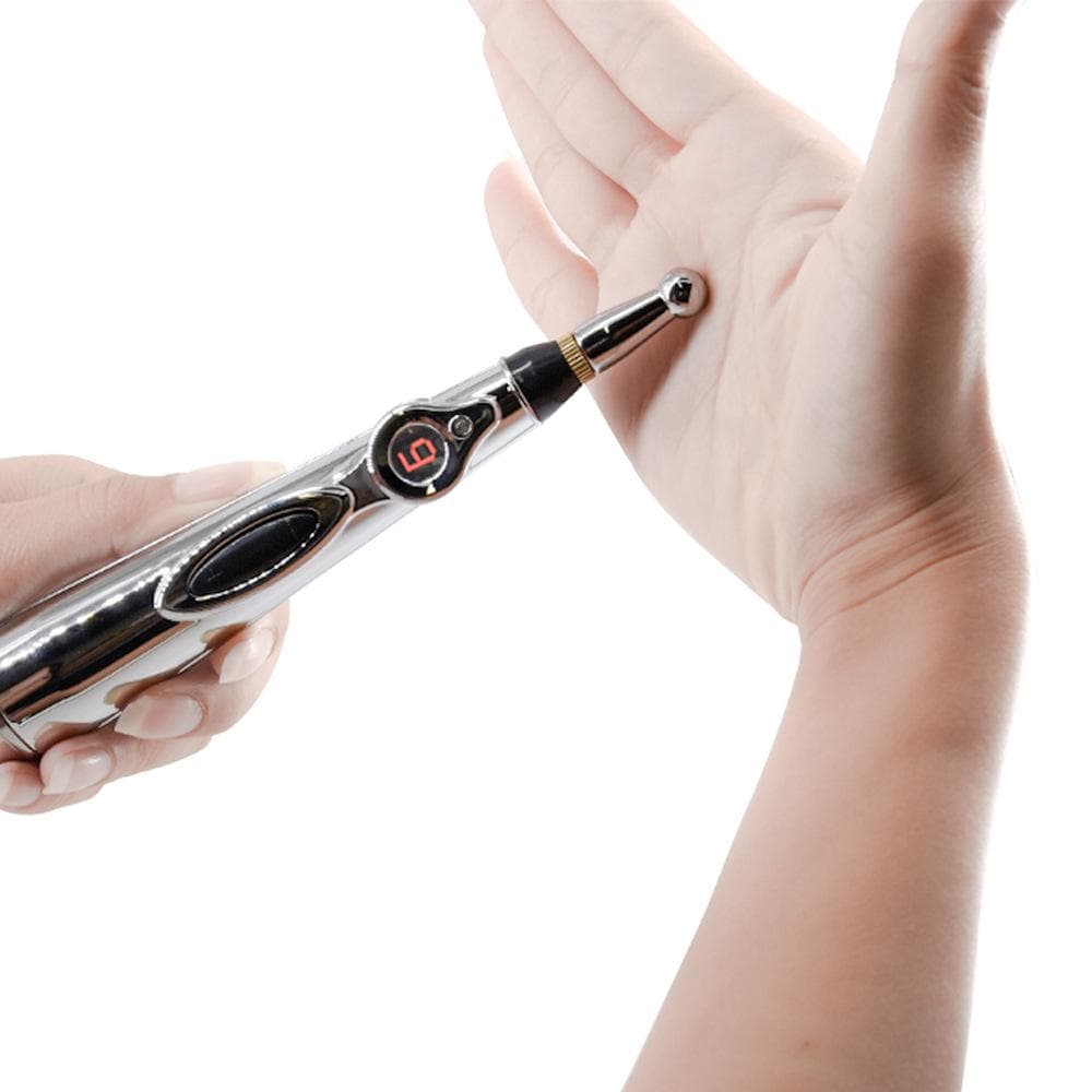 Acupuncture and Moxibustion Acupoint Pen Electronic Health Care Massage Pen Automatic Acupoint Finding and Meridian Massage Pen round