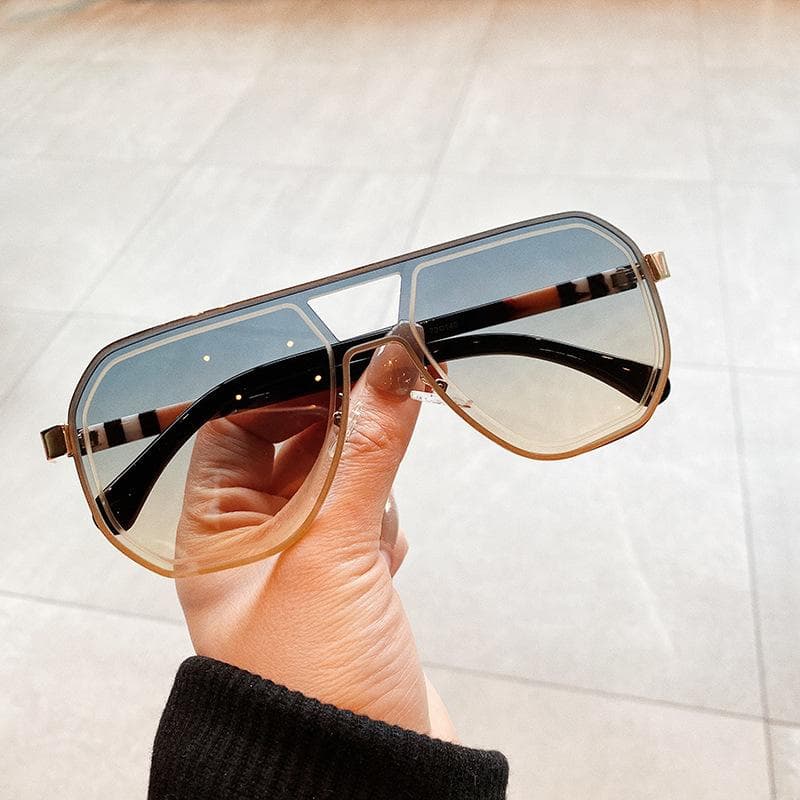 Vintage Polygon Sunglasses Women Stylish UV Protection High Quality Female Sun Glasses Men Fashion Accessory