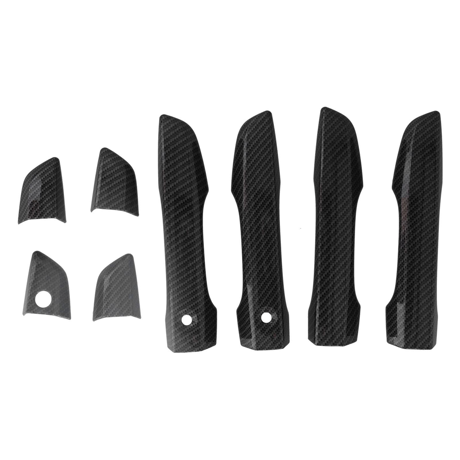 Door Handle Trim Cover Carbon Fiber Style Decoration Fit for Honda Civic 10th 2016?2020 RHD