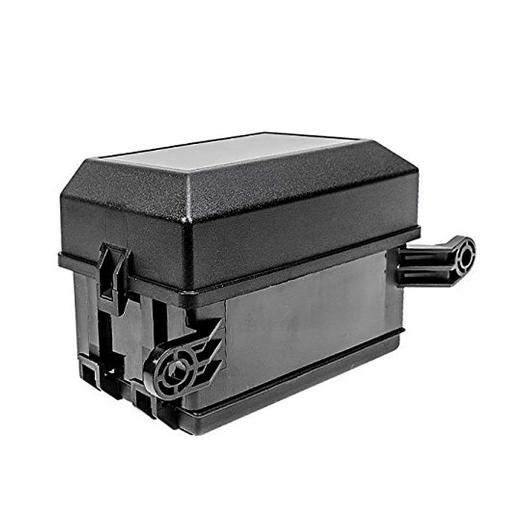 12-Slot Relay Box 6 ATC/ATO Standard Fuses Holder Block with 41pcs Metallic Pins Universal for Automotive and Marine Use
