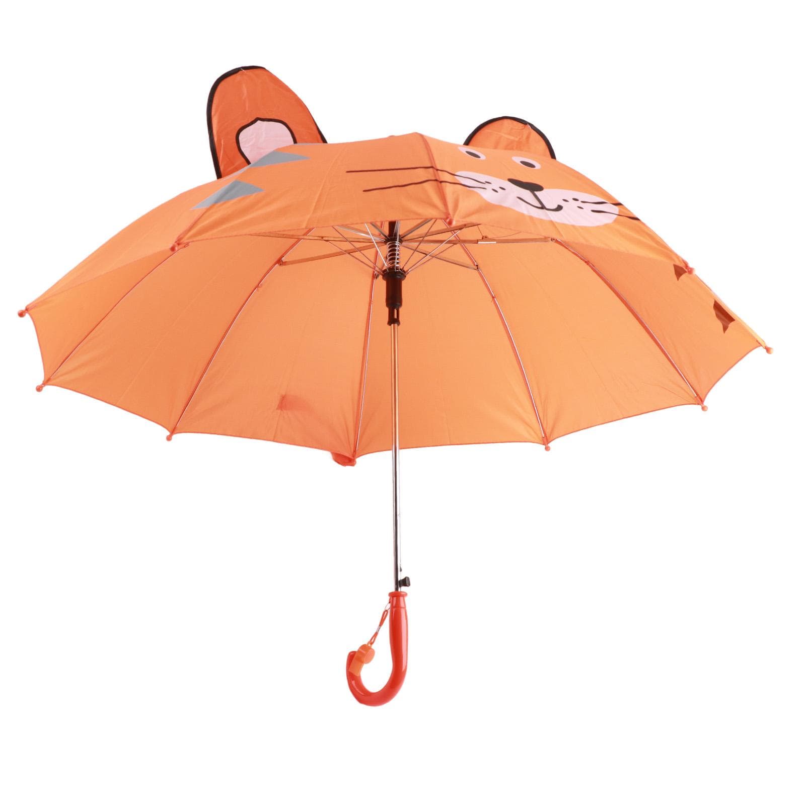 Kid Umbrella Lovely Cartoon Animal Easy Operation Light Weight Girls Umbrella for Raining Clear