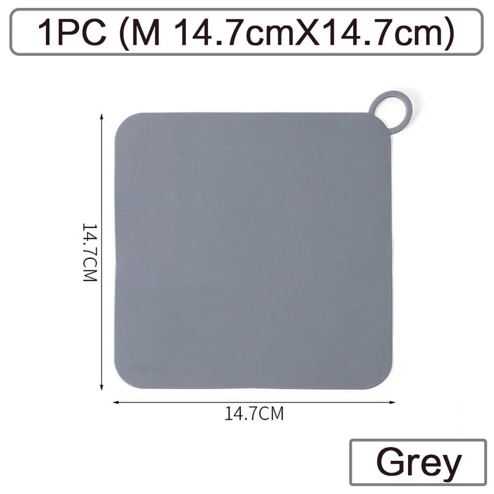 Silicone Floor Drain Deodorant Cover Bathroom Deodorant Insect-proof Seal Household Sewer Pipe Sink Anti-smell Floor Cover grey