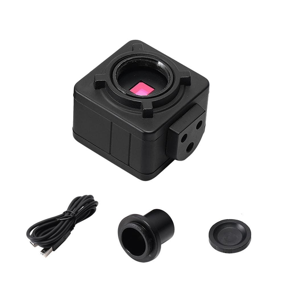 5MP Cmos Portable USB Microscope Camera Digital Electronic Eyepiece Free Driver High Resolution black