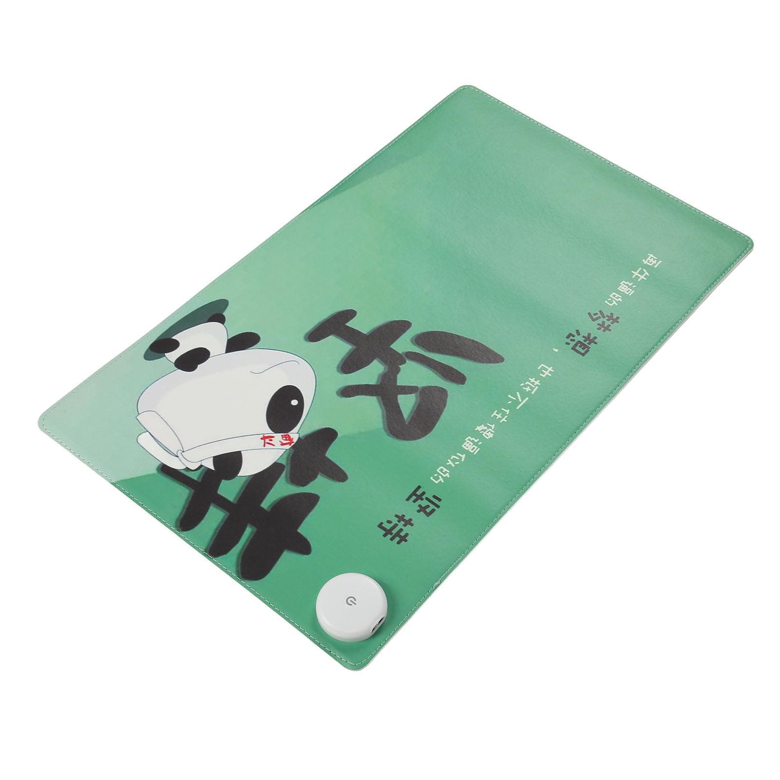 Heating Gaming Mouse Pad 3 Speed Adjustable Waterproof PU Desktop Warm Hand Table Pad 100‑240V UK US Plug