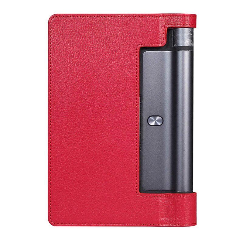 Tablet Protective Shell For Lenovo Yoga Tab 3 Pro 10.1 YT3-X90F X90L Cover For tab3 Plus YT-X703f X703L Flip Flio Pu Leather Case red