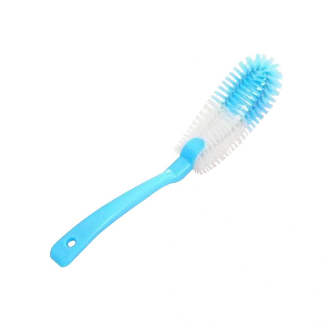Bottle Cup Dish Pot Cleaning Washing Long Brush Cleaner Kitchen Accessories blue