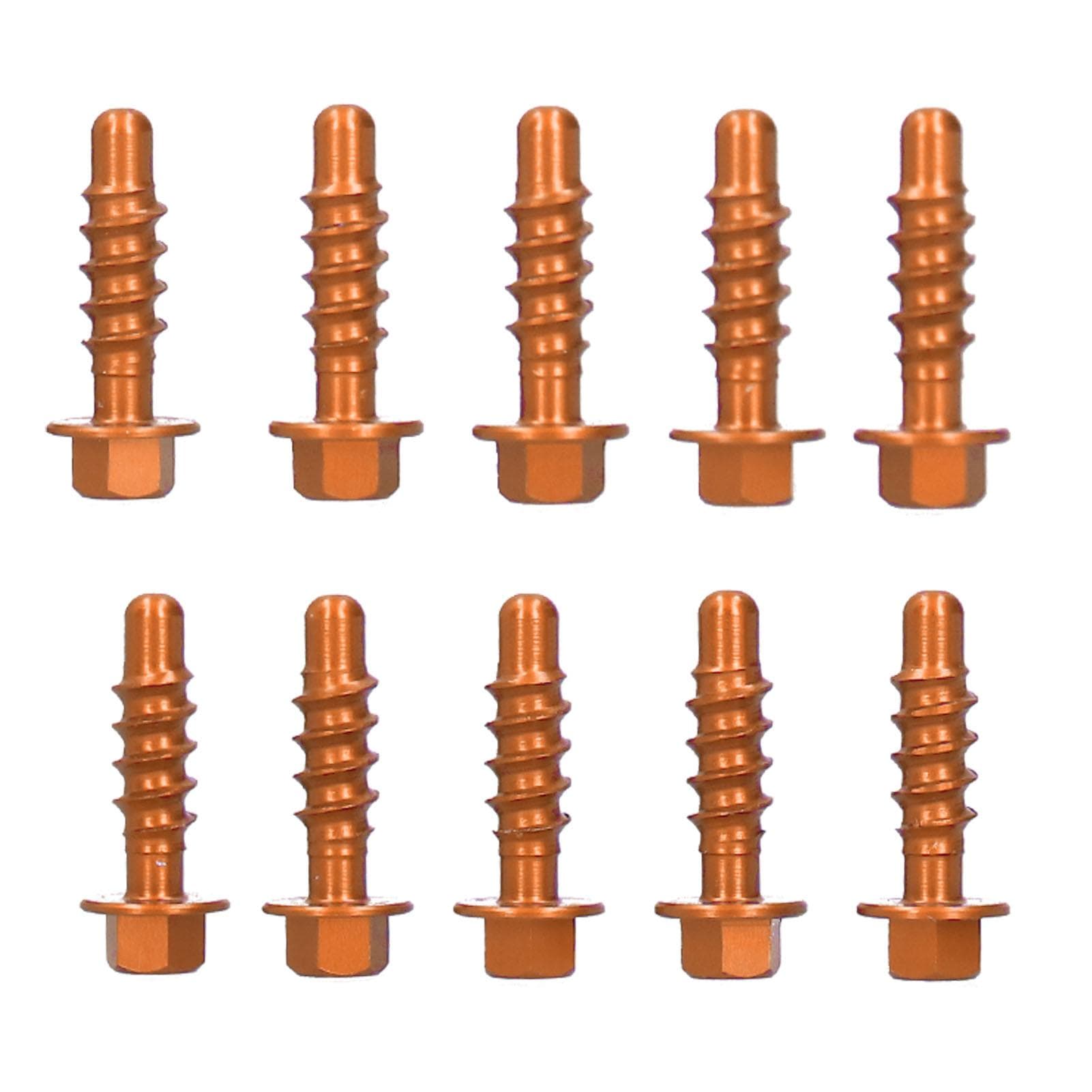 Self Tapping Screws Kit Anodized Finish Fit for 125 150 200 EXC XC SXF EXCF XCF 19972020(Orange )