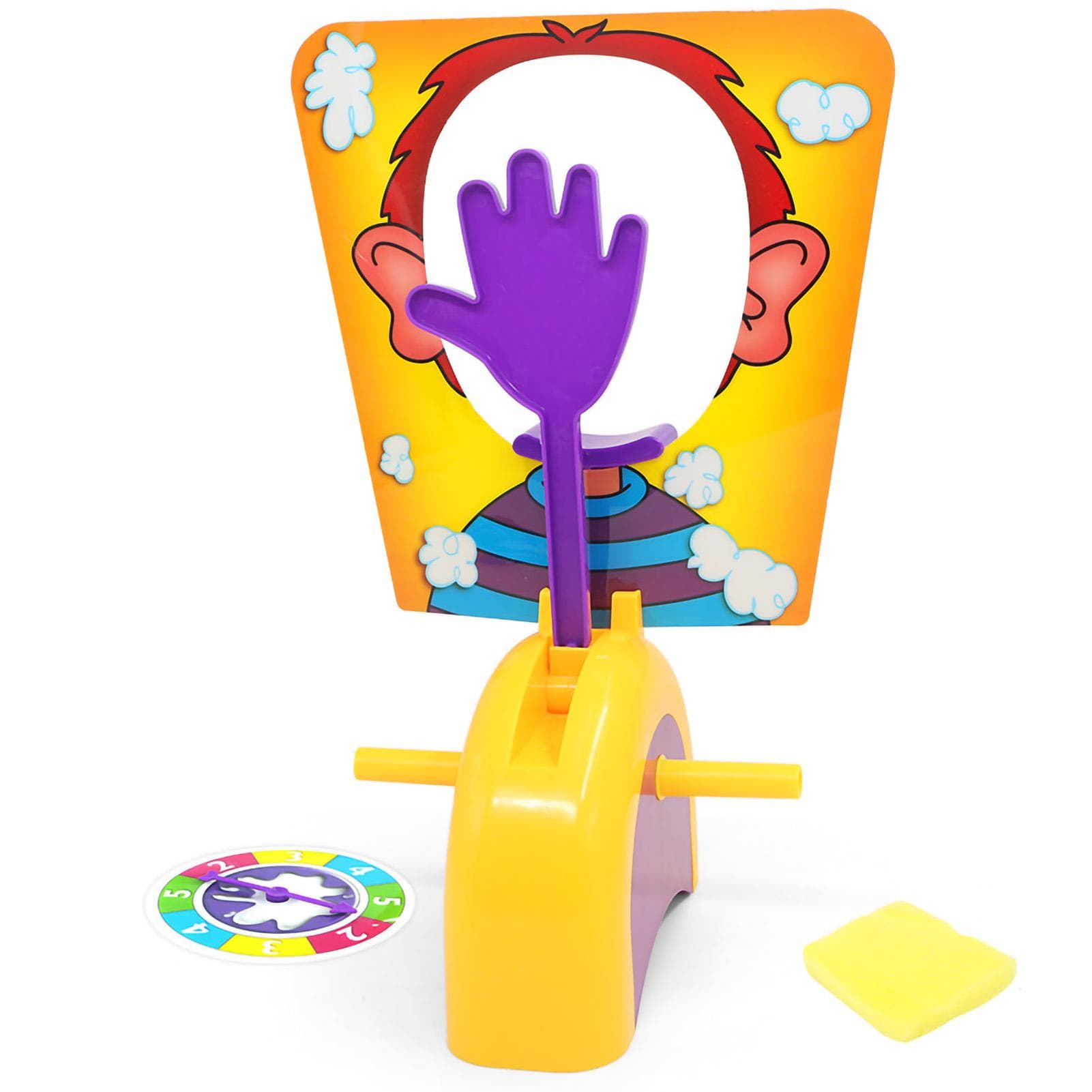 Children Face Whipped Cream Toy Boys Girls Cream Hitting Board Game for Birthday PartySingle Player