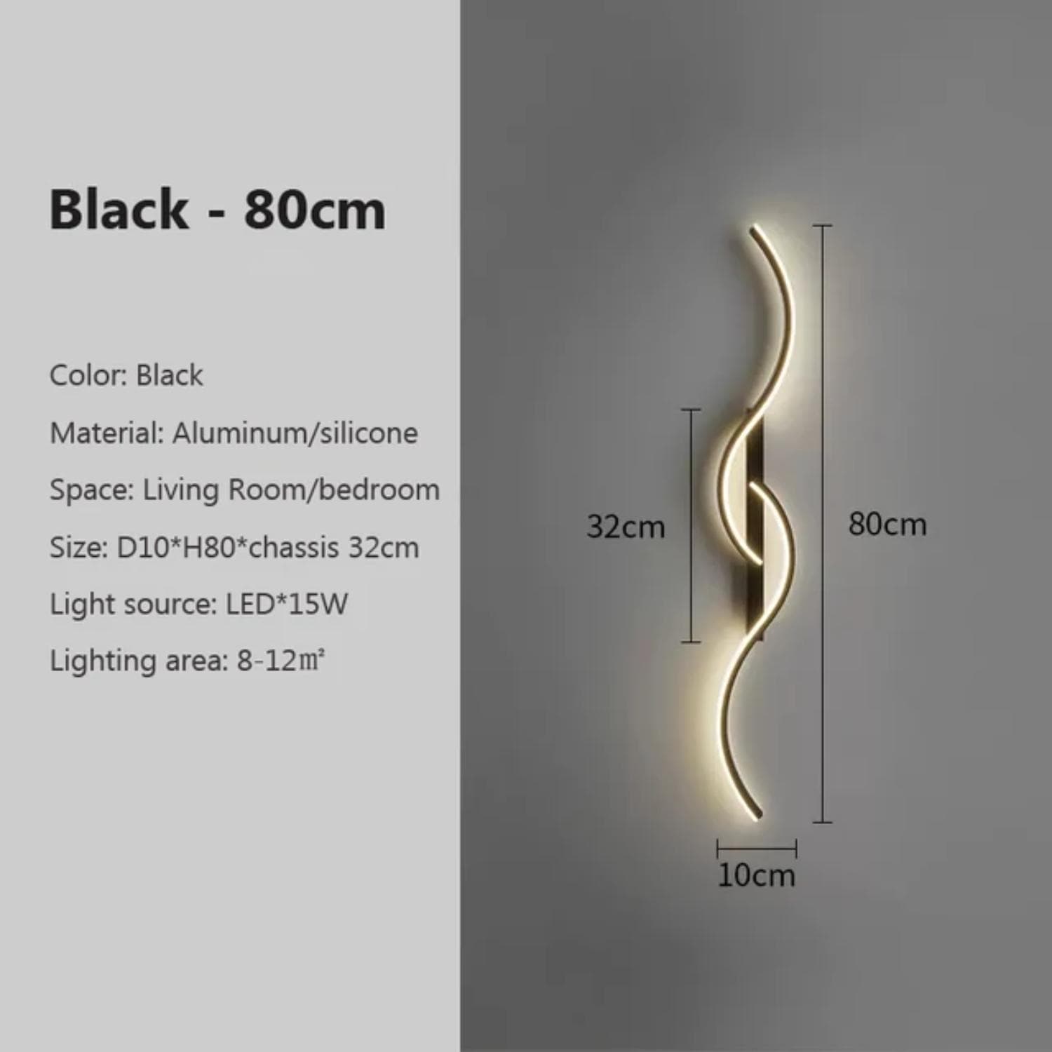 New Modern LED Wall Lamp Minimalist Led Light Bedroom Bedside Long Strip Wall Sconces Living Room Indoor Lighting Fixture Warm white