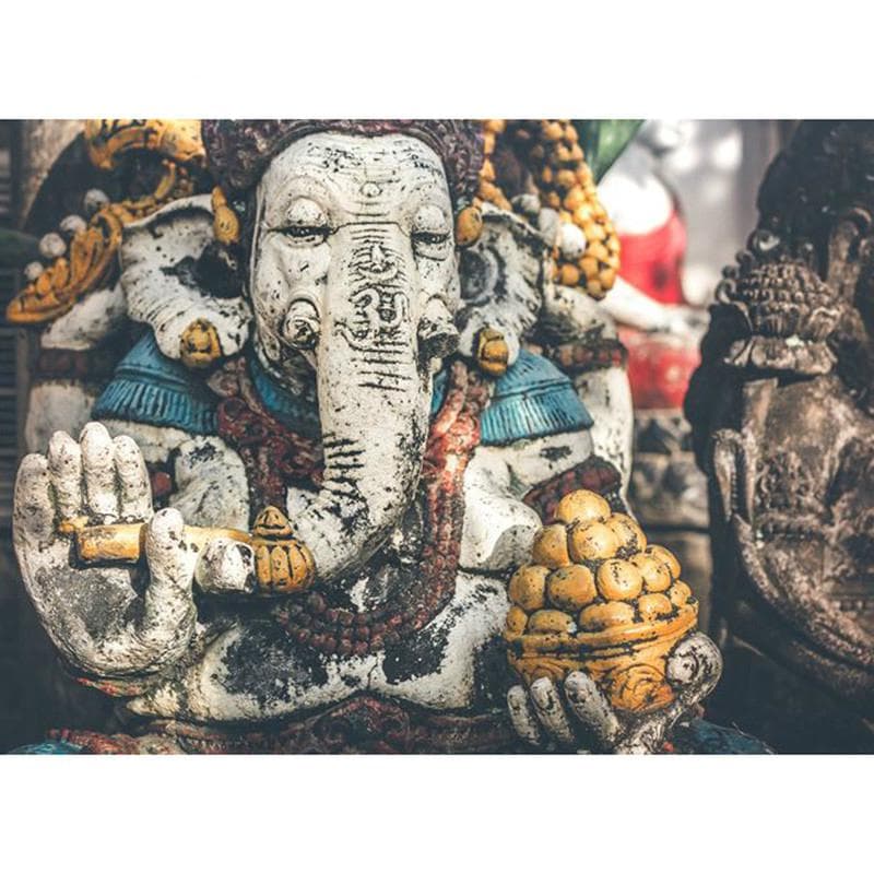 5D DIY Diamond Painting Elephant Embroidery Mosaic Cross Stitch Rhinestone Decor 20X30CM