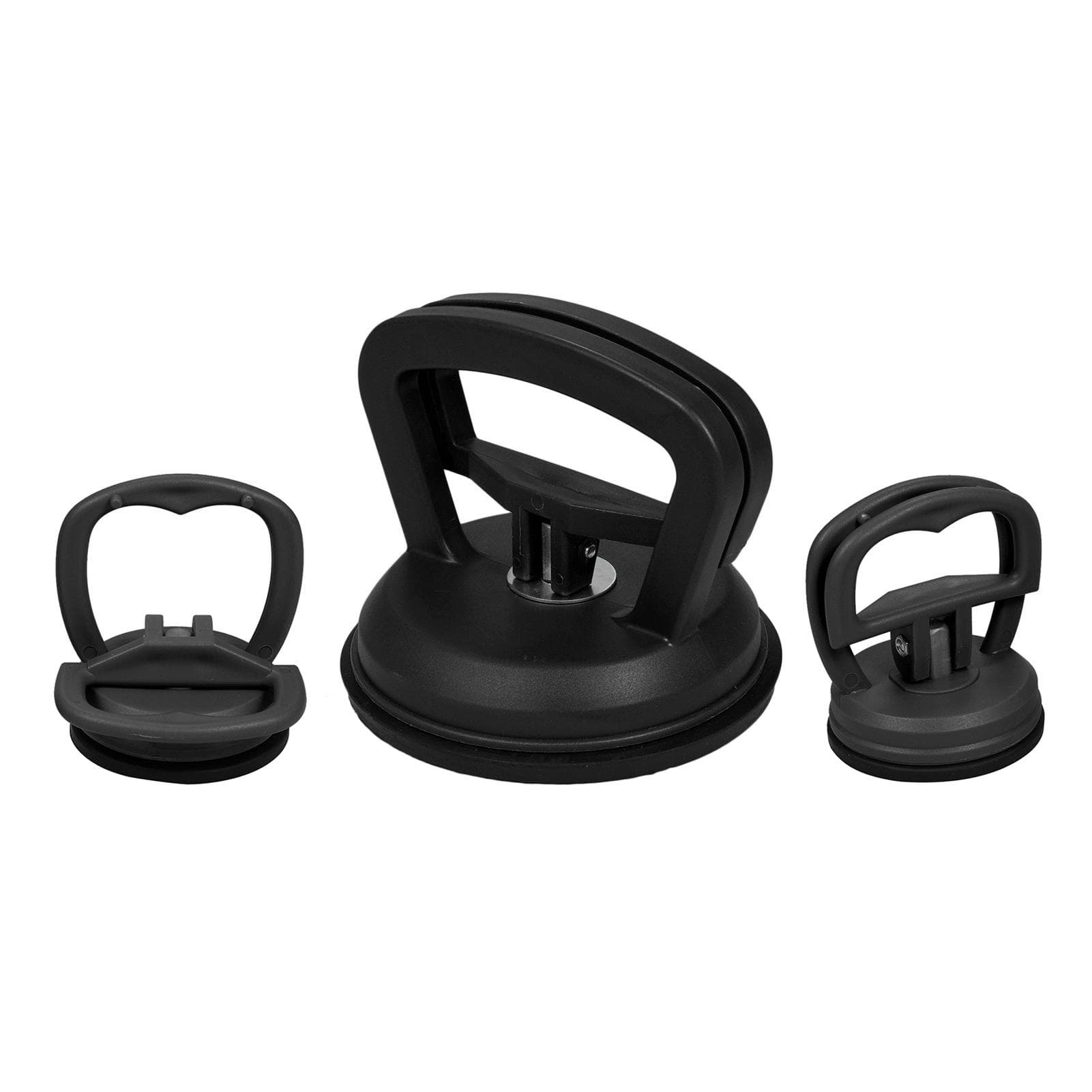 Car Dent Puller, 3 Pack Dent Remover Tool Suction Cup Dent Puller Kit for Car Dent Repair, Glass, black