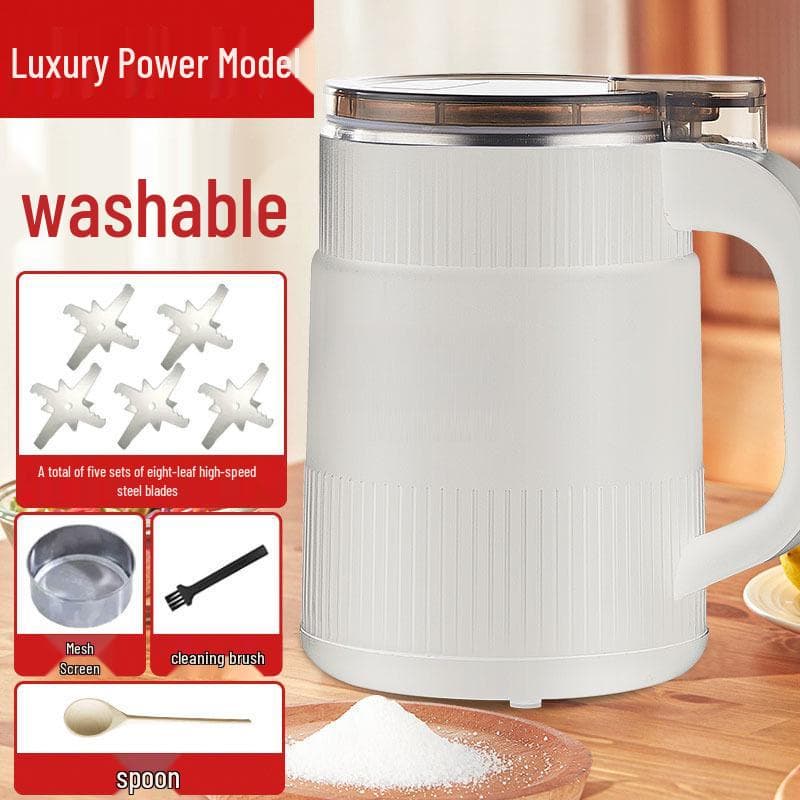 Dual-Use Household Grinder: Super Fine Dry/Wet Powder Processor & Wall Breaker