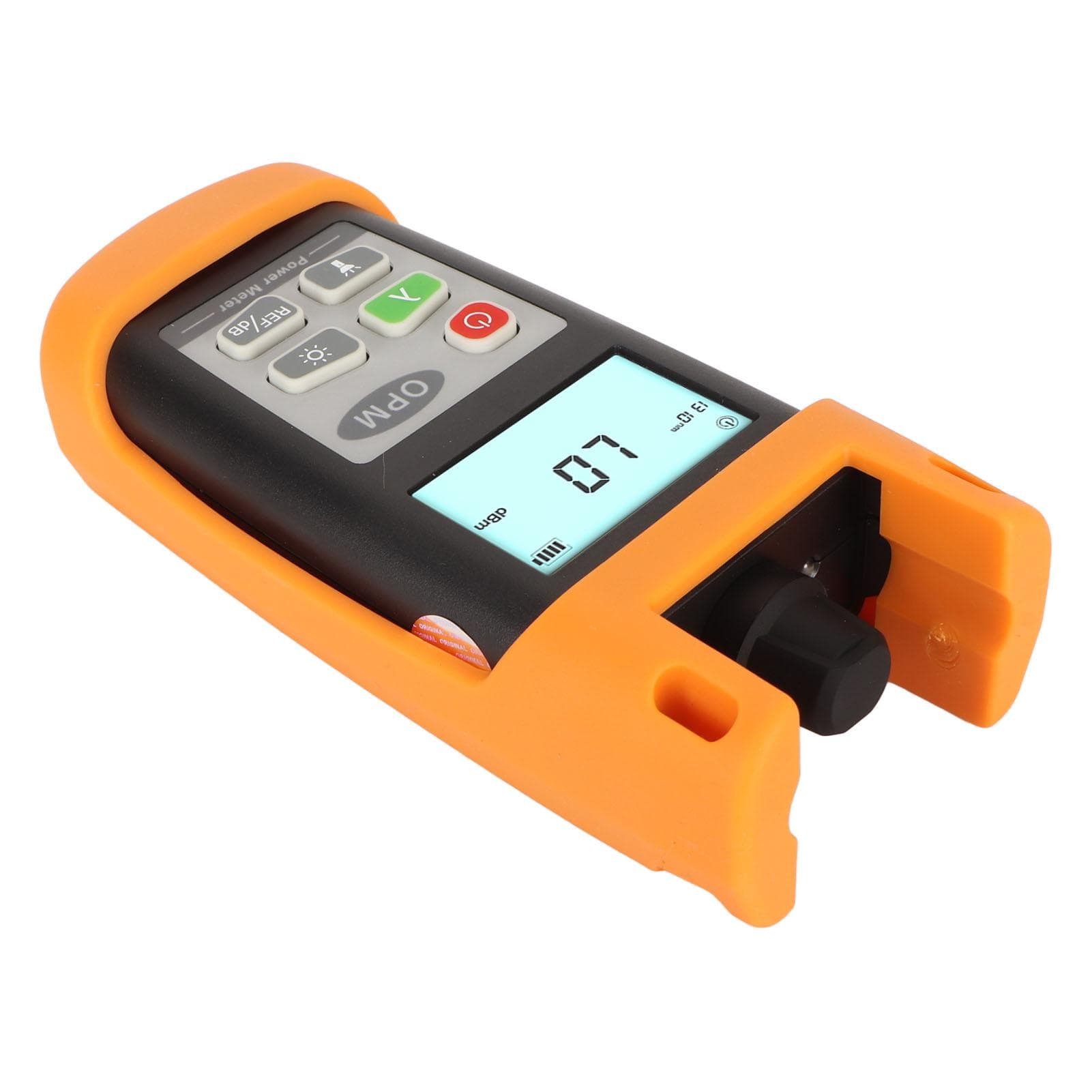 Fiber Optical Power Meter ‑50 to +26dBm Measuring Range Shockproof Fiber Light Tester with Backlit