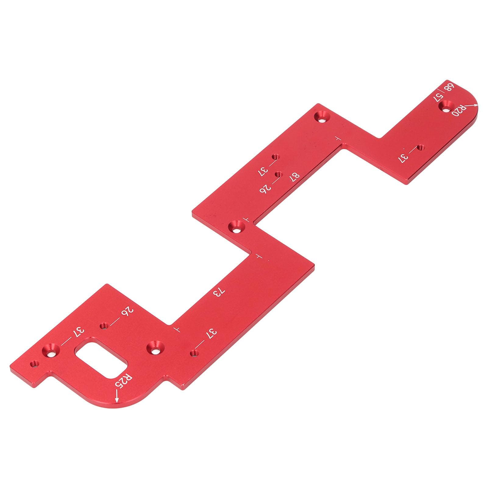 Cabinet Slotting Template U Shaped Groove Locating Template for No Handle Cabinets Wardrobes 26 and